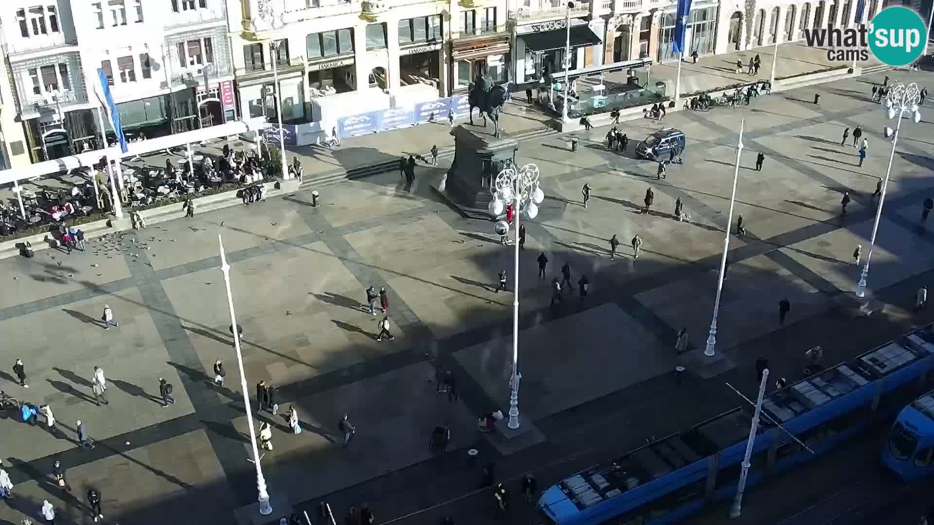 Webcam live Zagreb – Piazza Ban Jelačić