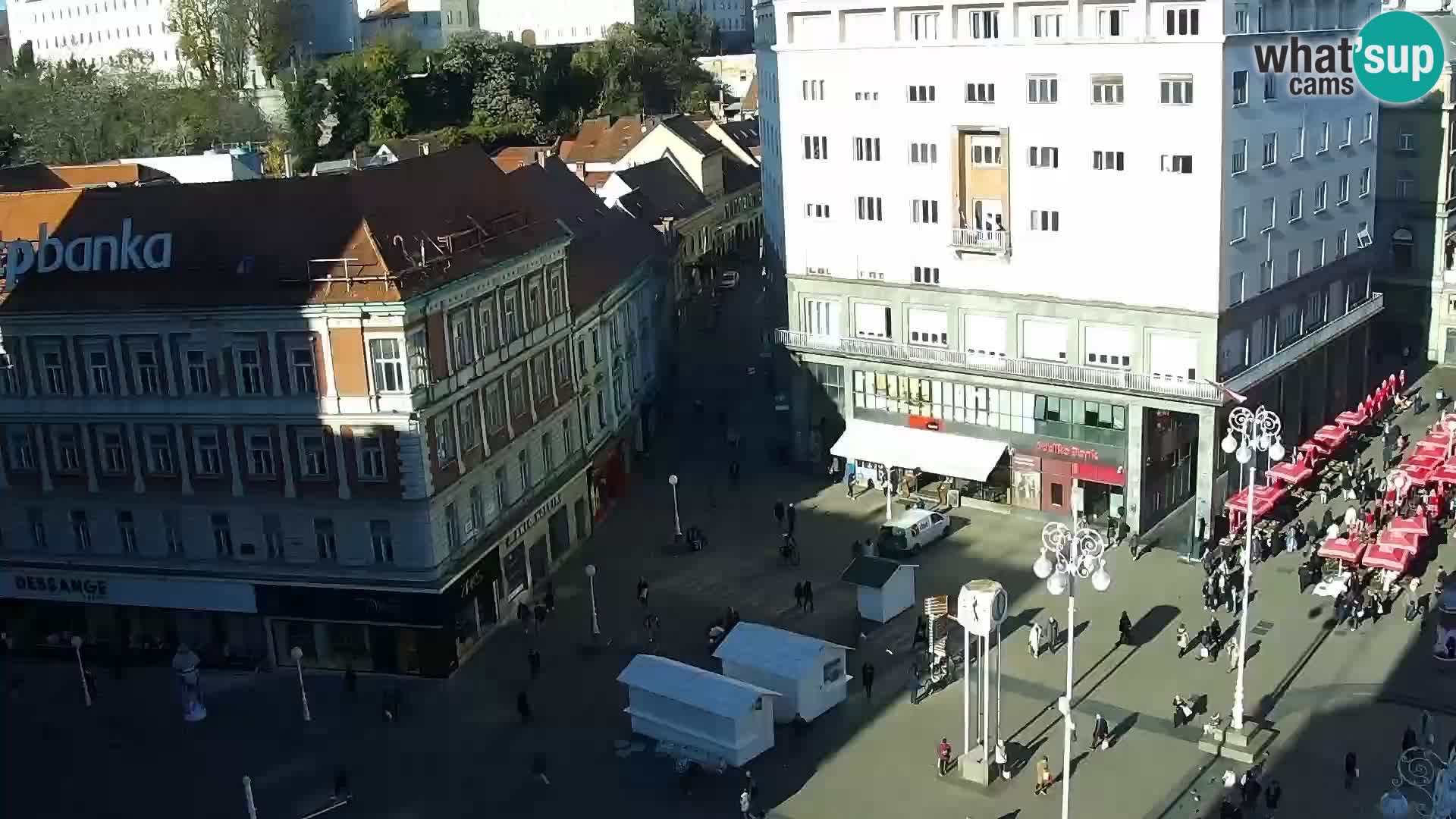 Ban Jelačić Platz  Live webcam Zagreb – Hotel Dubrovnik