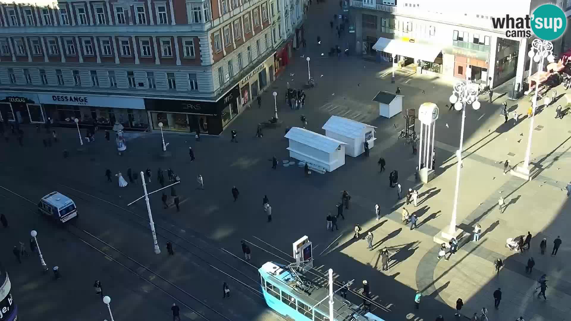 Plaza Ban Jelačić camera en vivo Zagreb – Hotel Dubrovnik