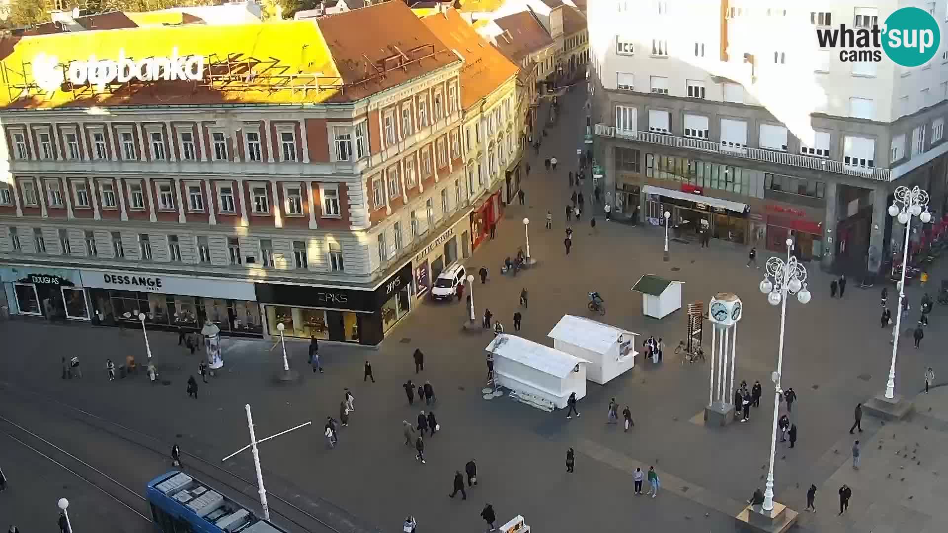 Webcam live Zagreb – Piazza Ban Jelačić