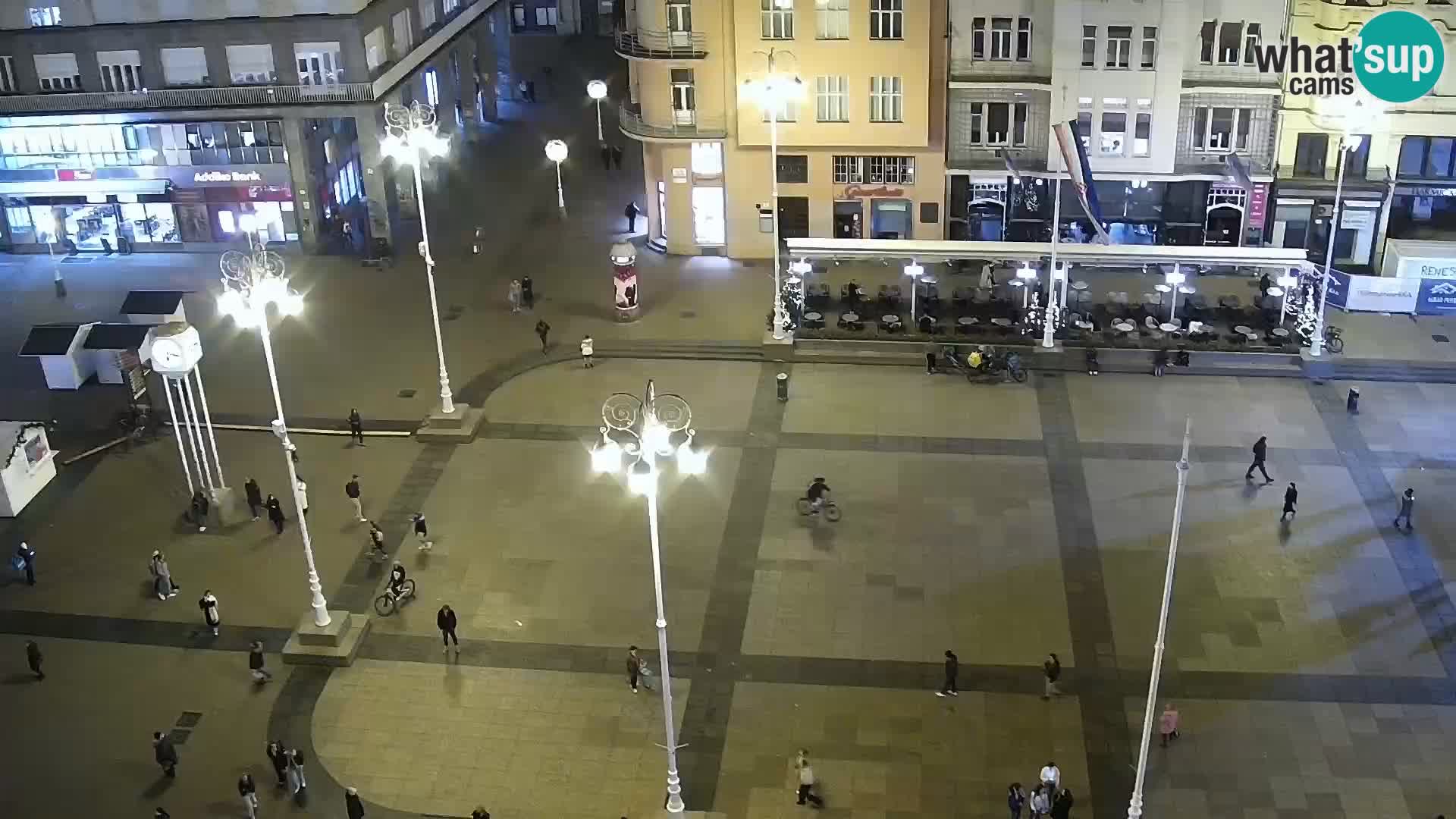 Webcam live Zagreb – Piazza Ban Jelačić