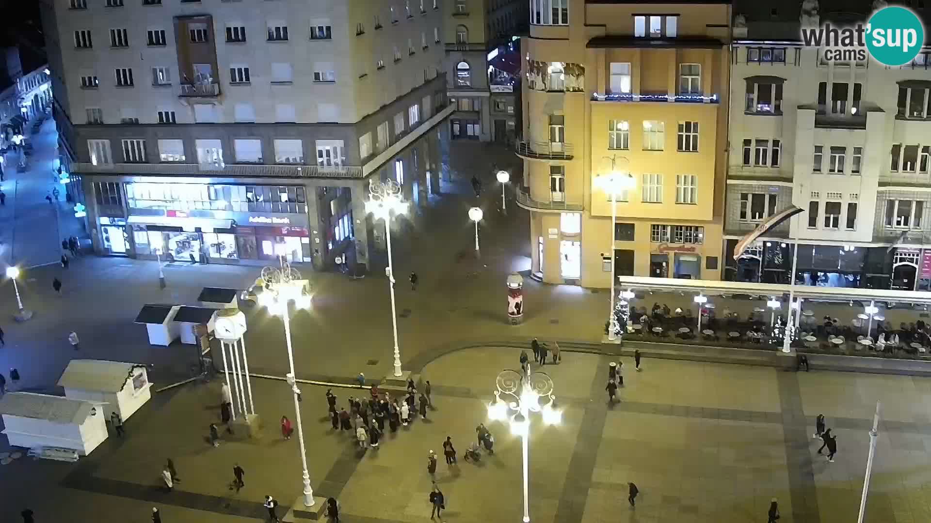 Piazza Ban Jelačić livecam Zagreb – Hotel Dubrovnik