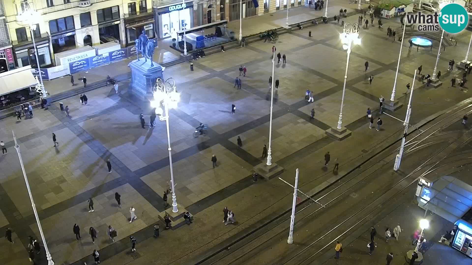 Piazza Ban Jelačić livecam Zagreb – Hotel Dubrovnik