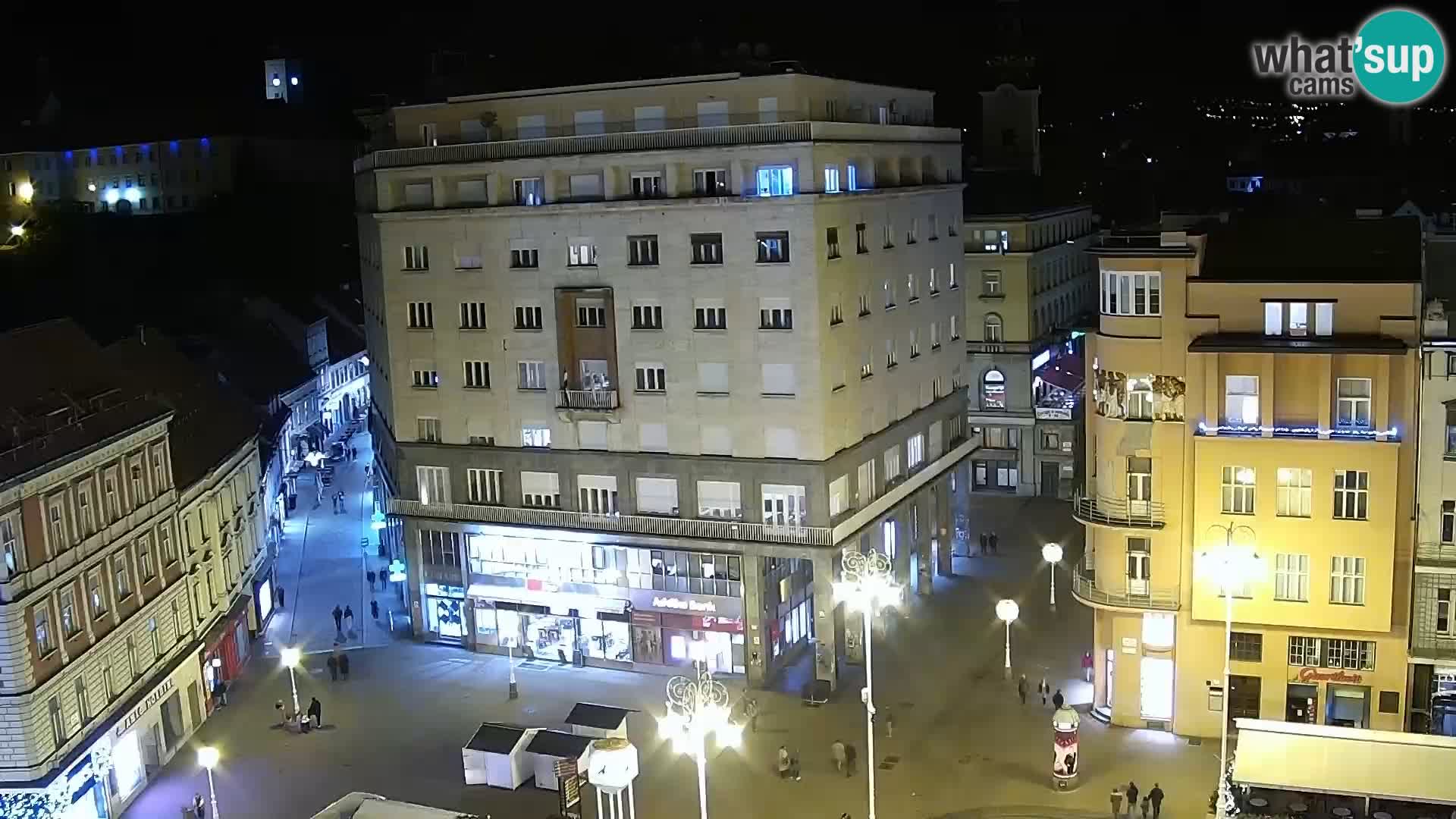 Webcam live Zagreb – Piazza Ban Jelačić