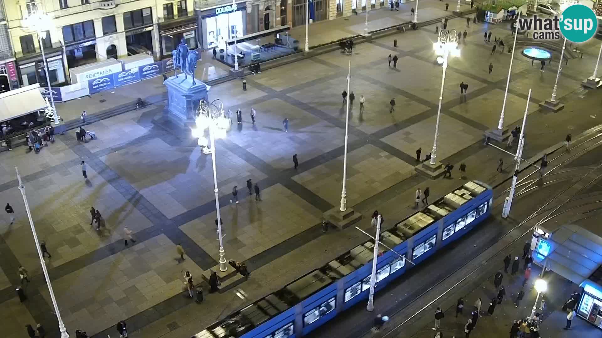 Piazza Ban Jelačić livecam Zagreb – Hotel Dubrovnik