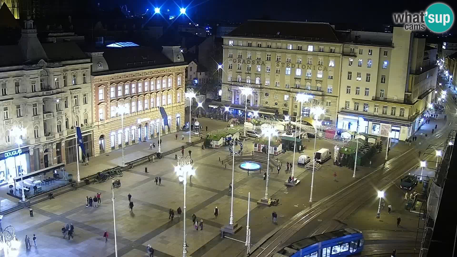 Ban Jelačić Platz  Live webcam Zagreb – Hotel Dubrovnik