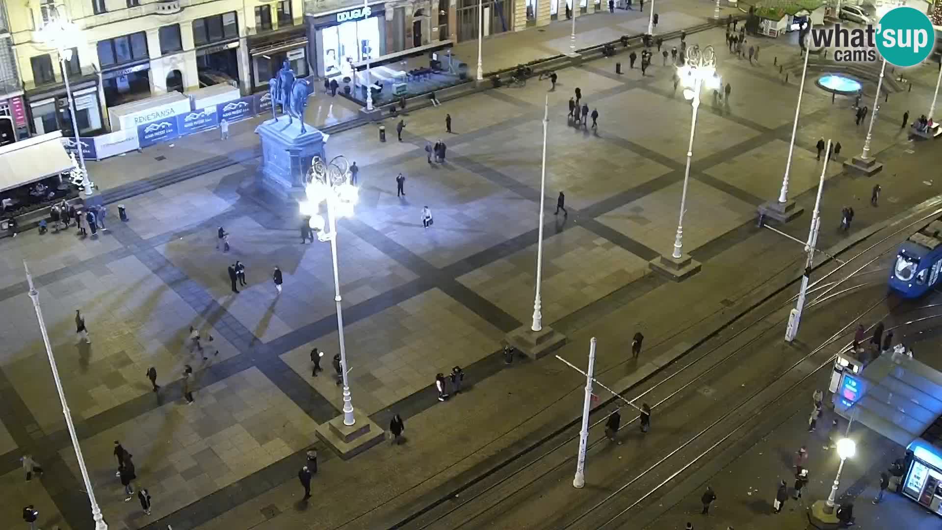 Webcam live Zagreb – Piazza Ban Jelačić