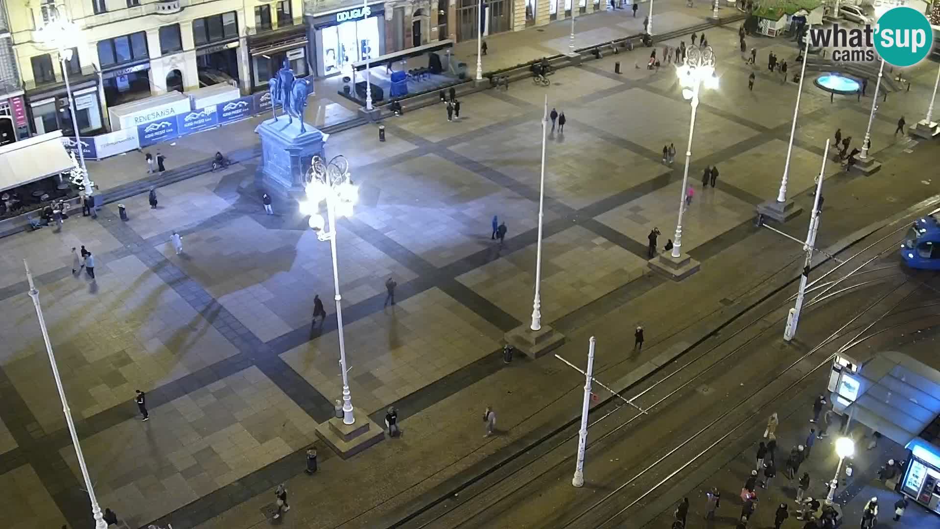 Piazza Ban Jelačić livecam Zagreb – Hotel Dubrovnik