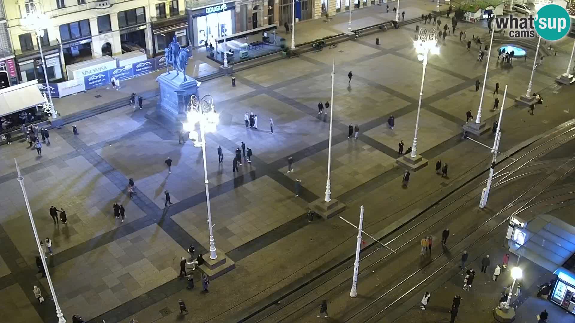 Piazza Ban Jelačić livecam Zagreb – Hotel Dubrovnik