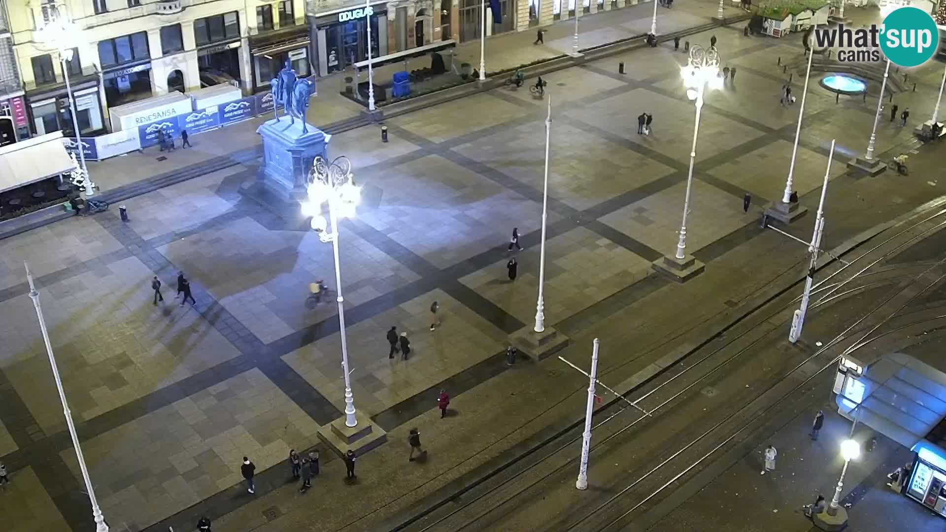 Ban Jelačić Platz  Live webcam Zagreb – Hotel Dubrovnik