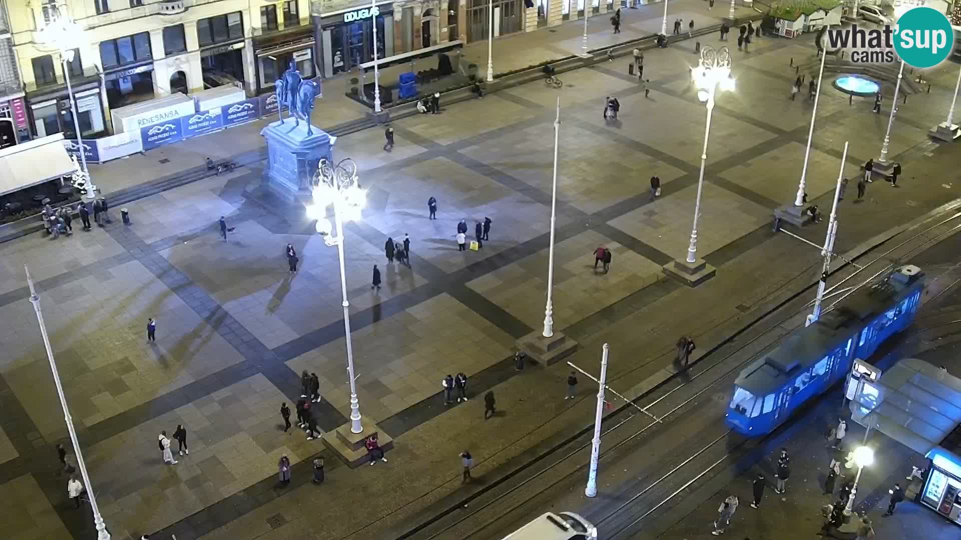 Ban Jelačić Platz  Live webcam Zagreb – Hotel Dubrovnik