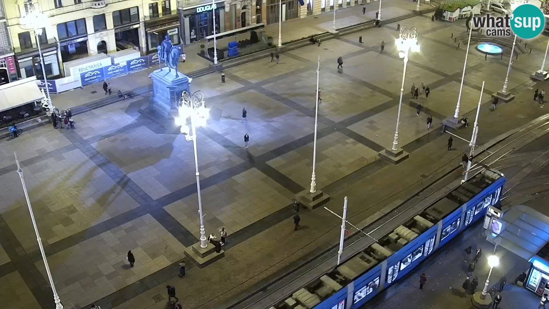 Plaza Ban Jelačić camera en vivo Zagreb – Hotel Dubrovnik