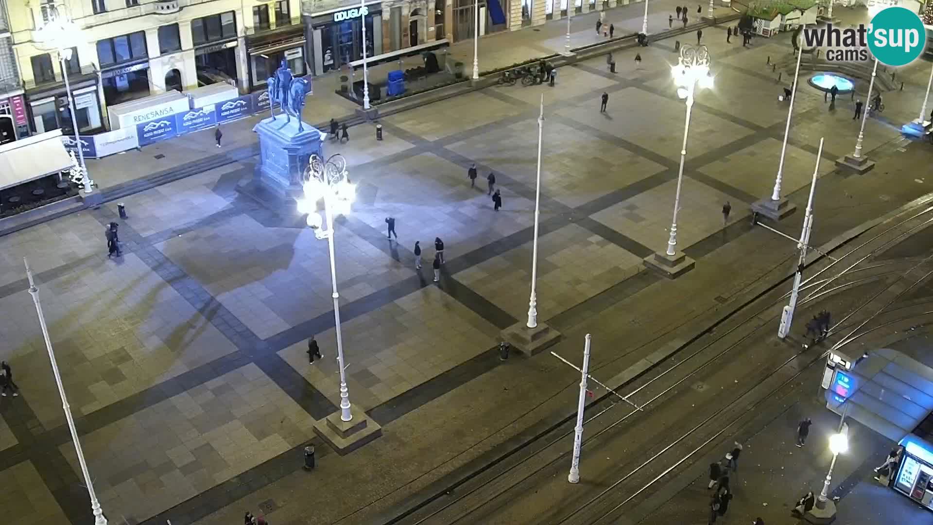 Ban Jelačić Platz  Live webcam Zagreb – Hotel Dubrovnik