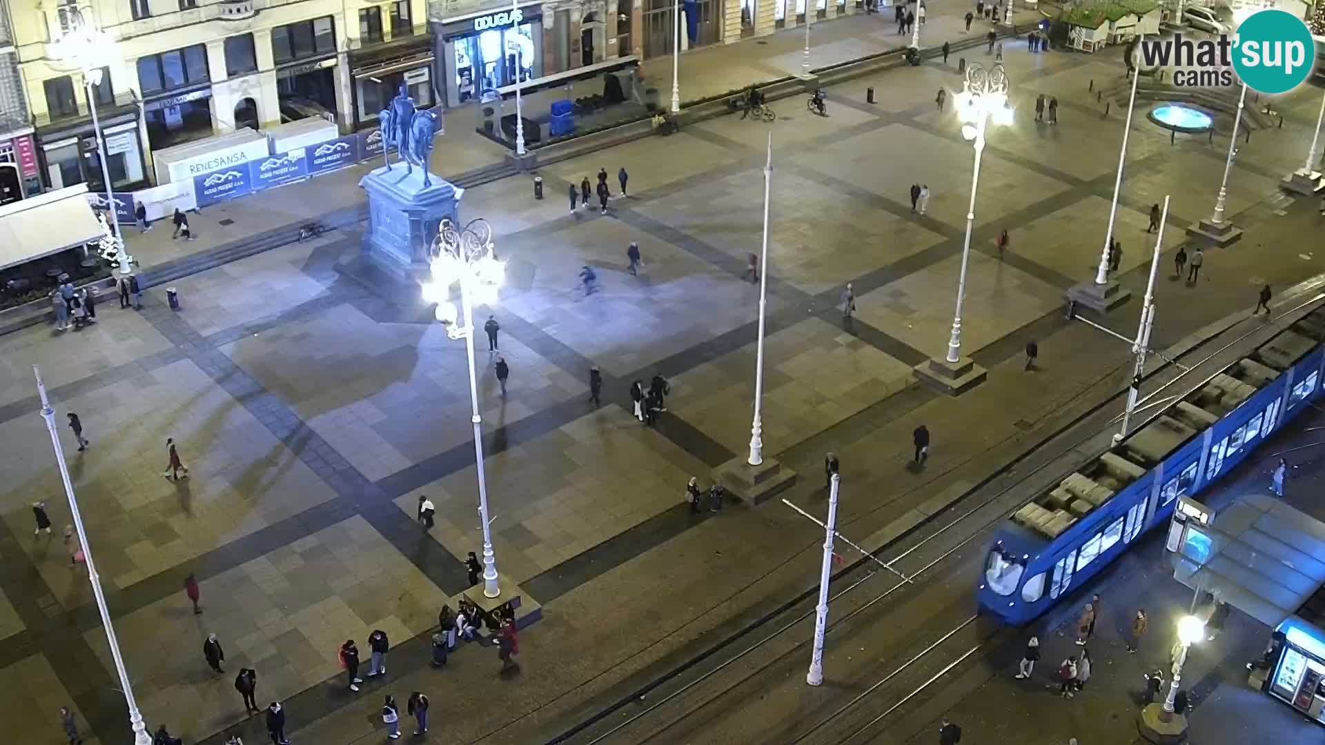 Webcam live Zagreb – Piazza Ban Jelačić