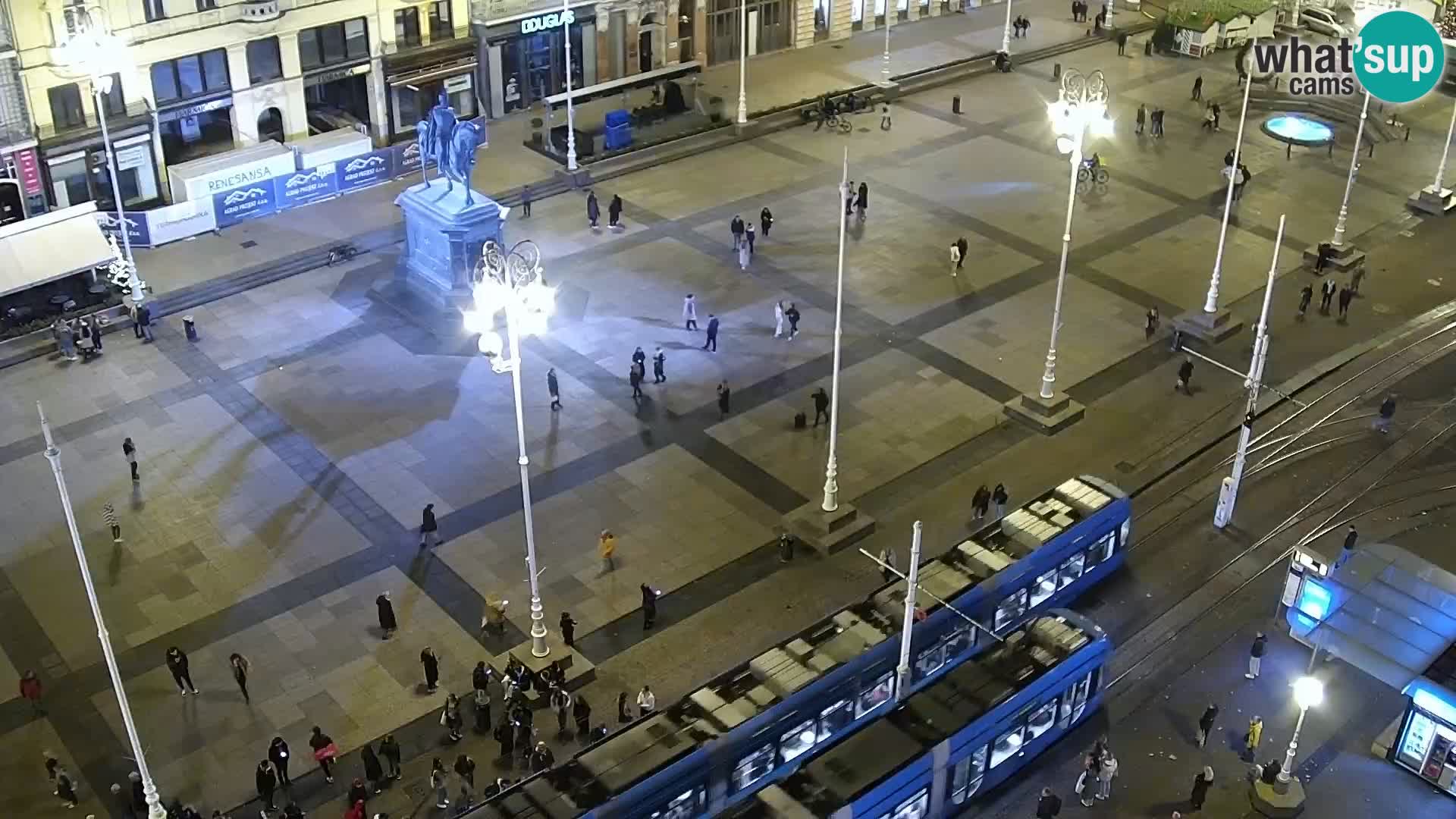 Webcam live Zagreb – Piazza Ban Jelačić