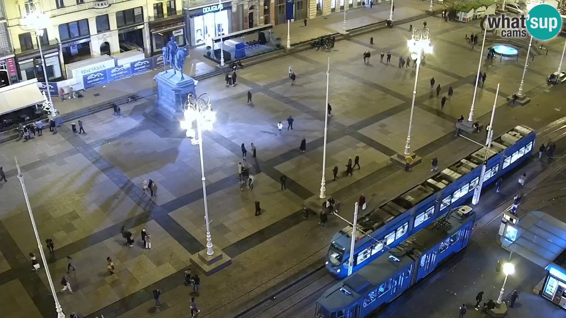 Piazza Ban Jelačić livecam Zagreb – Hotel Dubrovnik