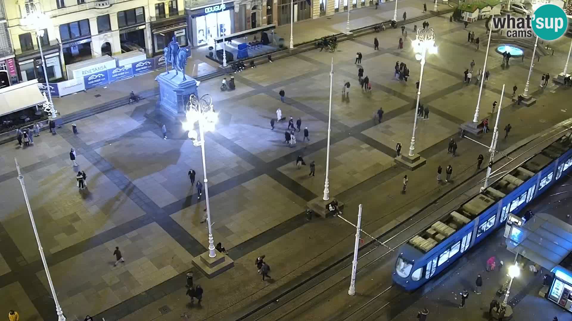 Webcam live Zagreb – Piazza Ban Jelačić