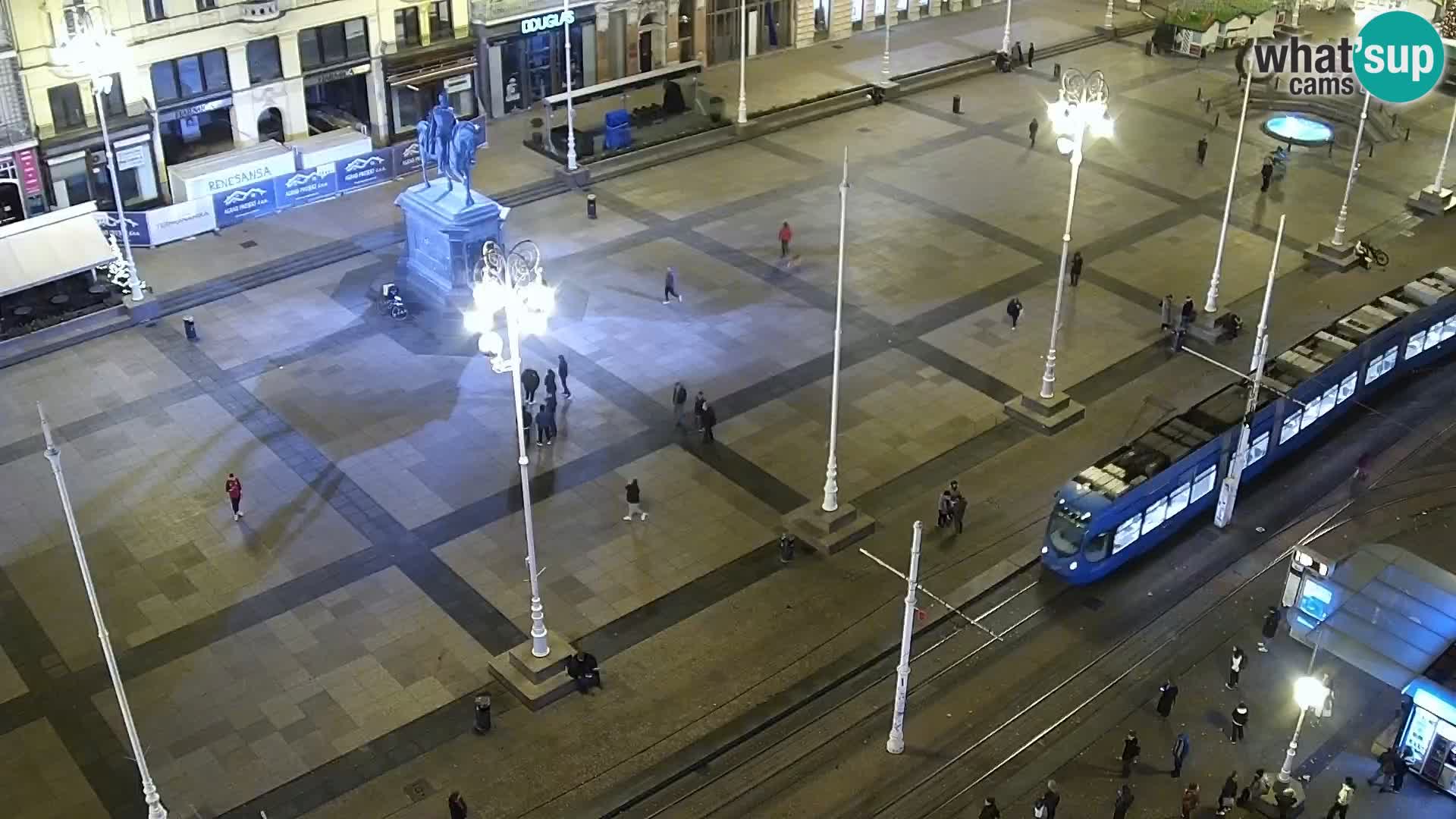 Ban Jelačić Platz  Live webcam Zagreb – Hotel Dubrovnik