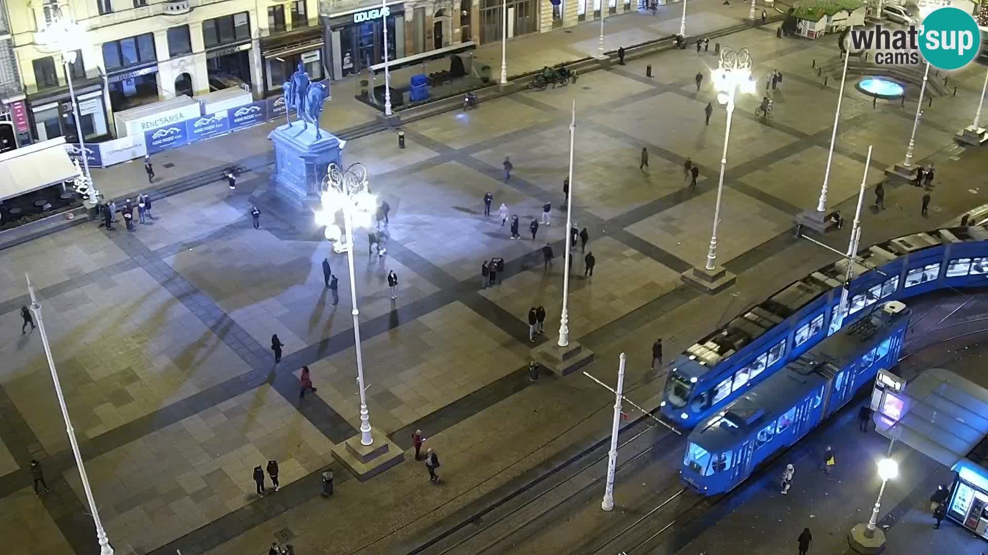 Plaza Ban Jelačić camera en vivo Zagreb – Hotel Dubrovnik