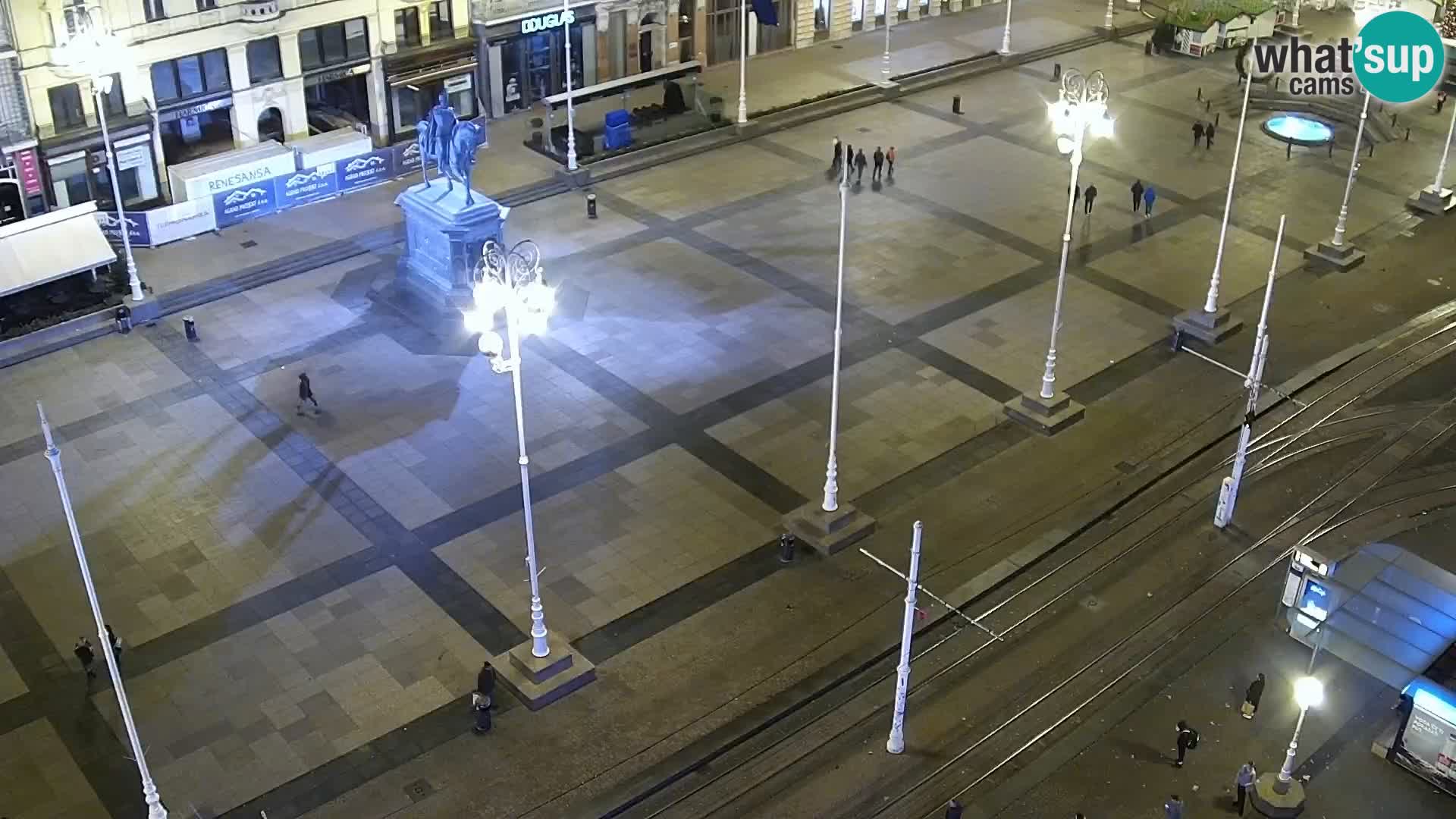 Piazza Ban Jelačić livecam Zagreb – Hotel Dubrovnik