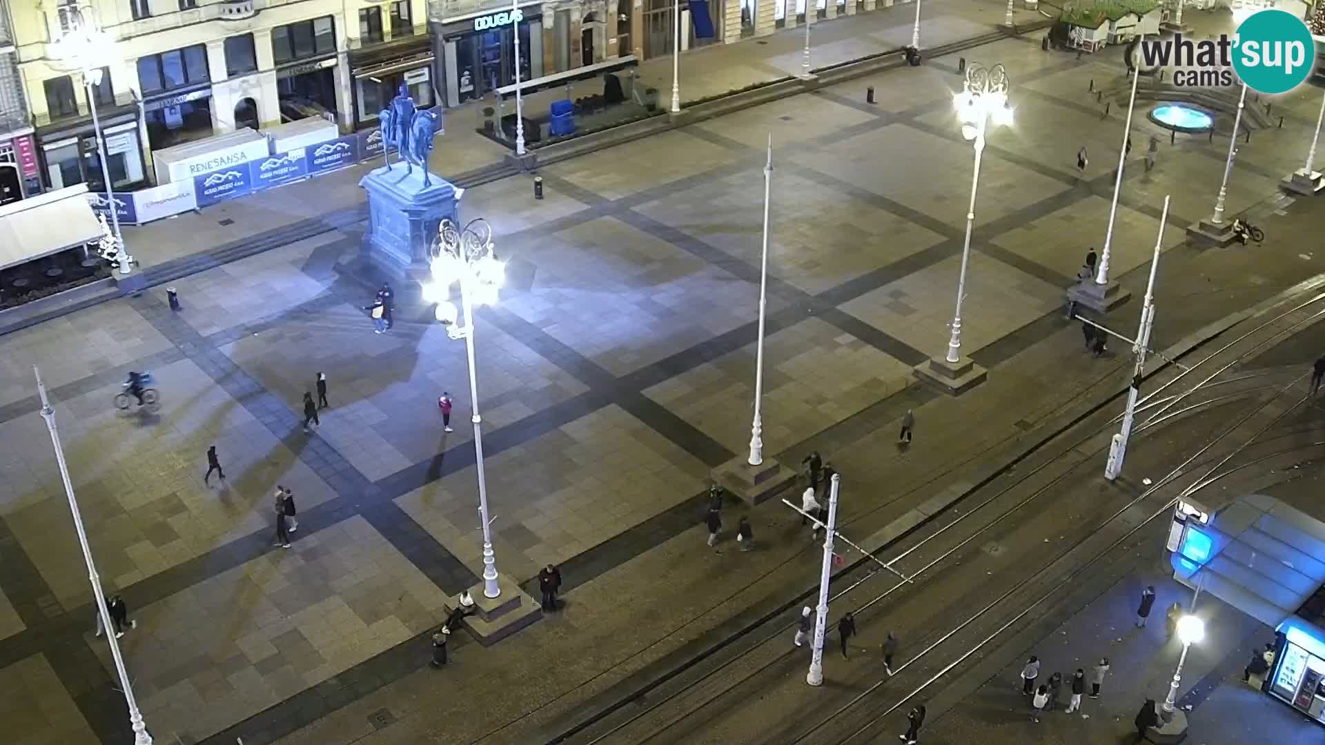 Webcam live Zagreb – Piazza Ban Jelačić