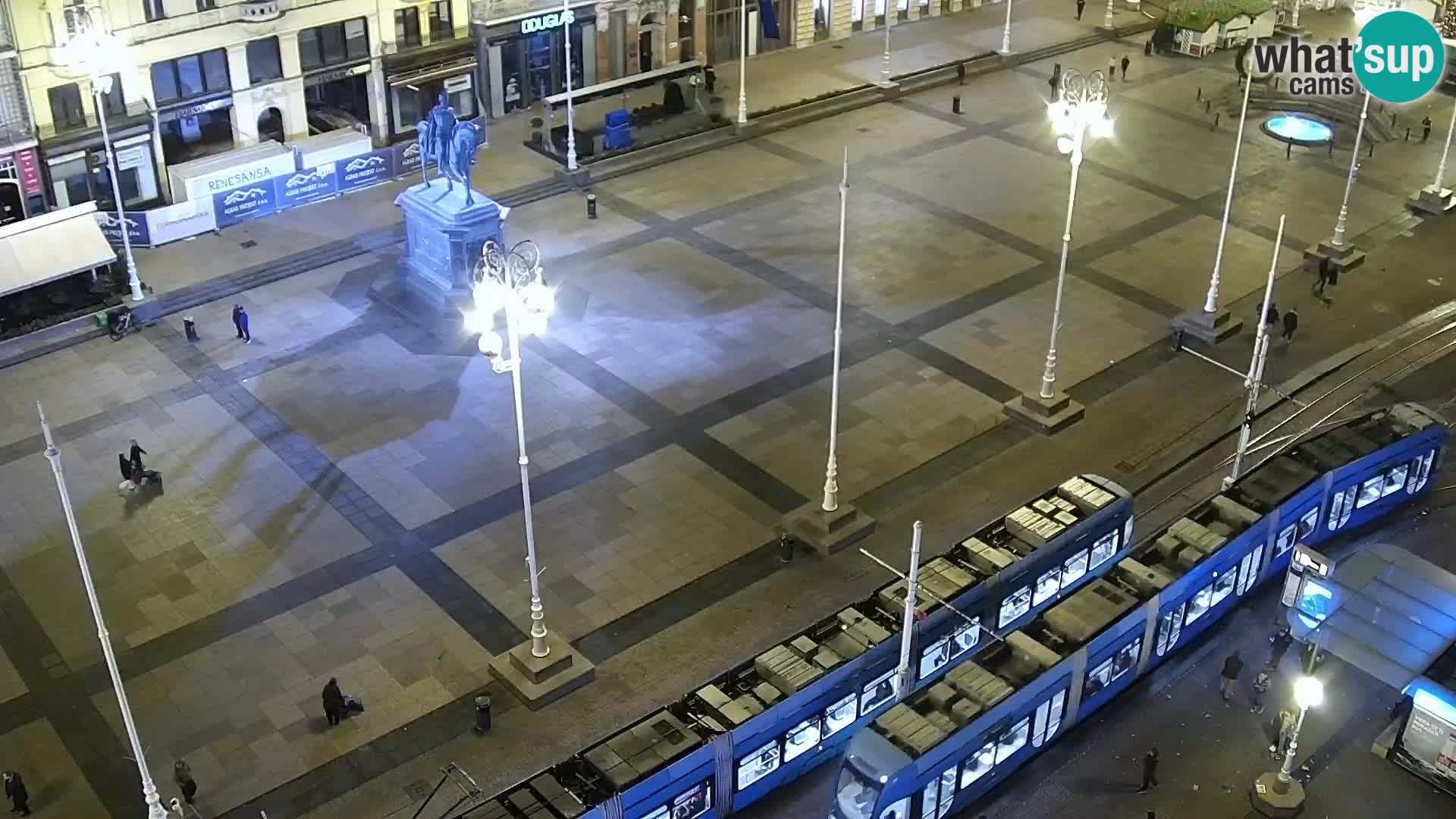 Webcam live Zagreb – Piazza Ban Jelačić