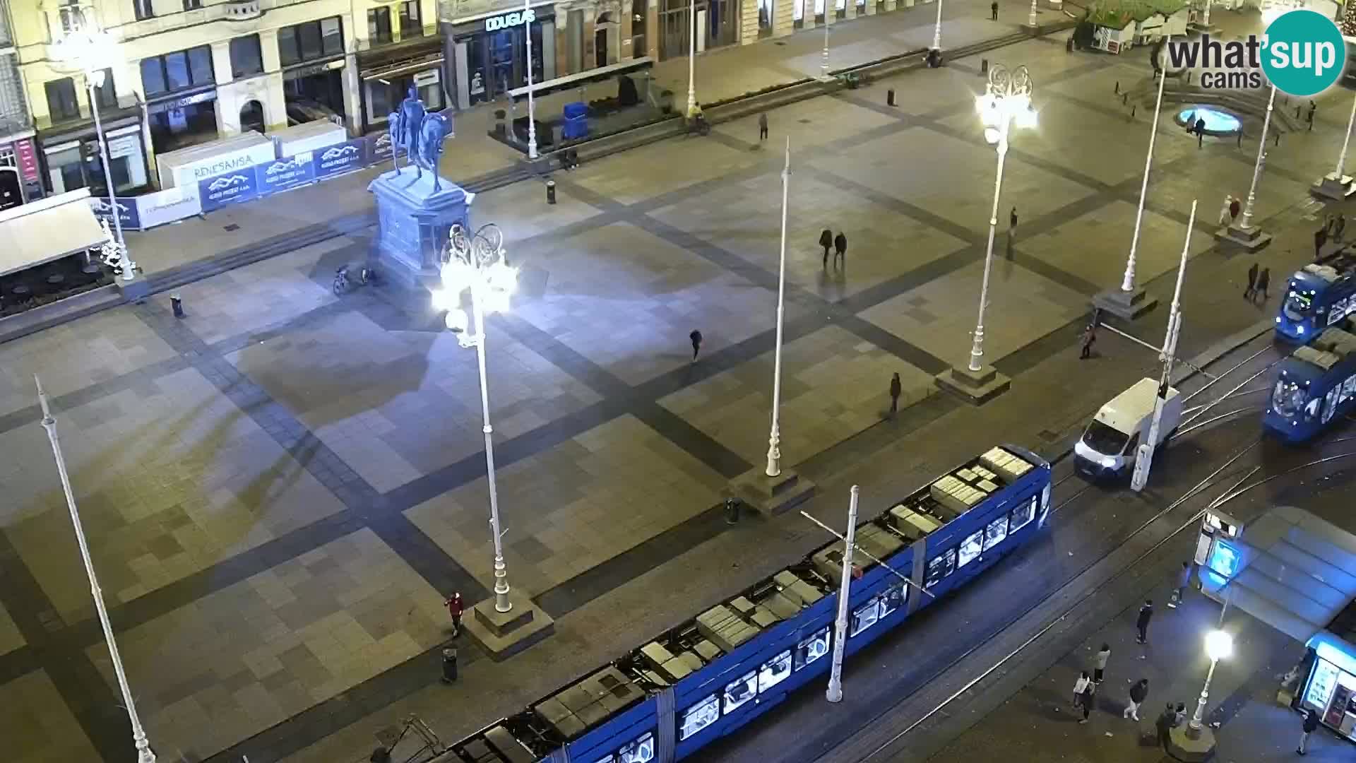 Webcam live Zagreb – Piazza Ban Jelačić