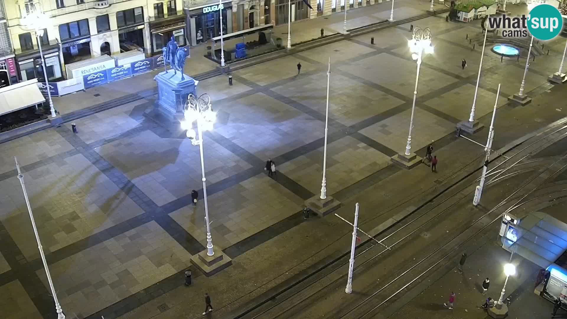 Piazza Ban Jelačić livecam Zagreb – Hotel Dubrovnik