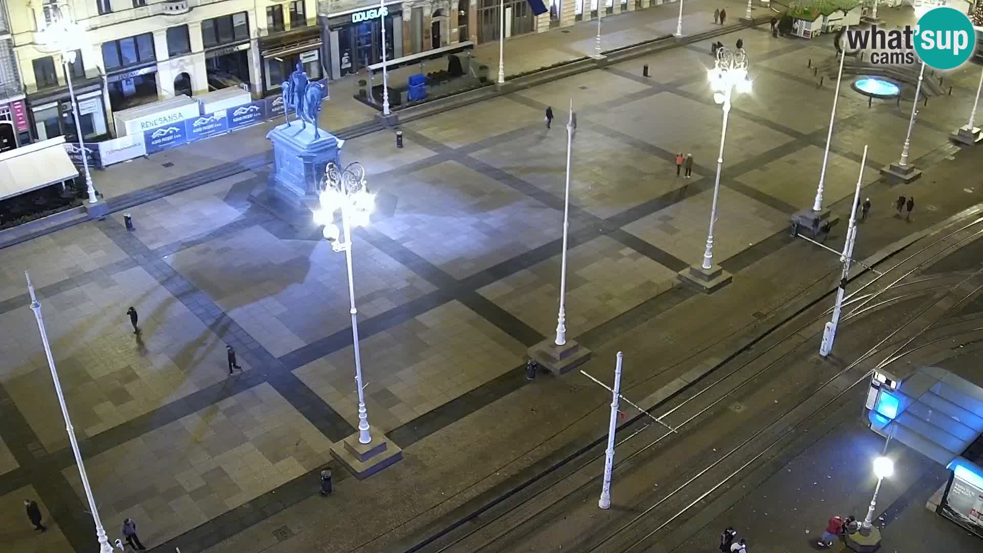 Piazza Ban Jelačić livecam Zagreb – Hotel Dubrovnik