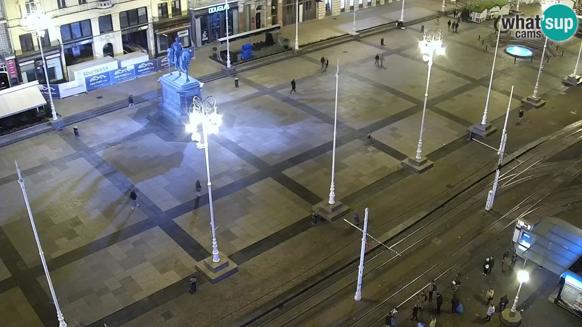 Piazza Ban Jelačić livecam Zagreb – Hotel Dubrovnik