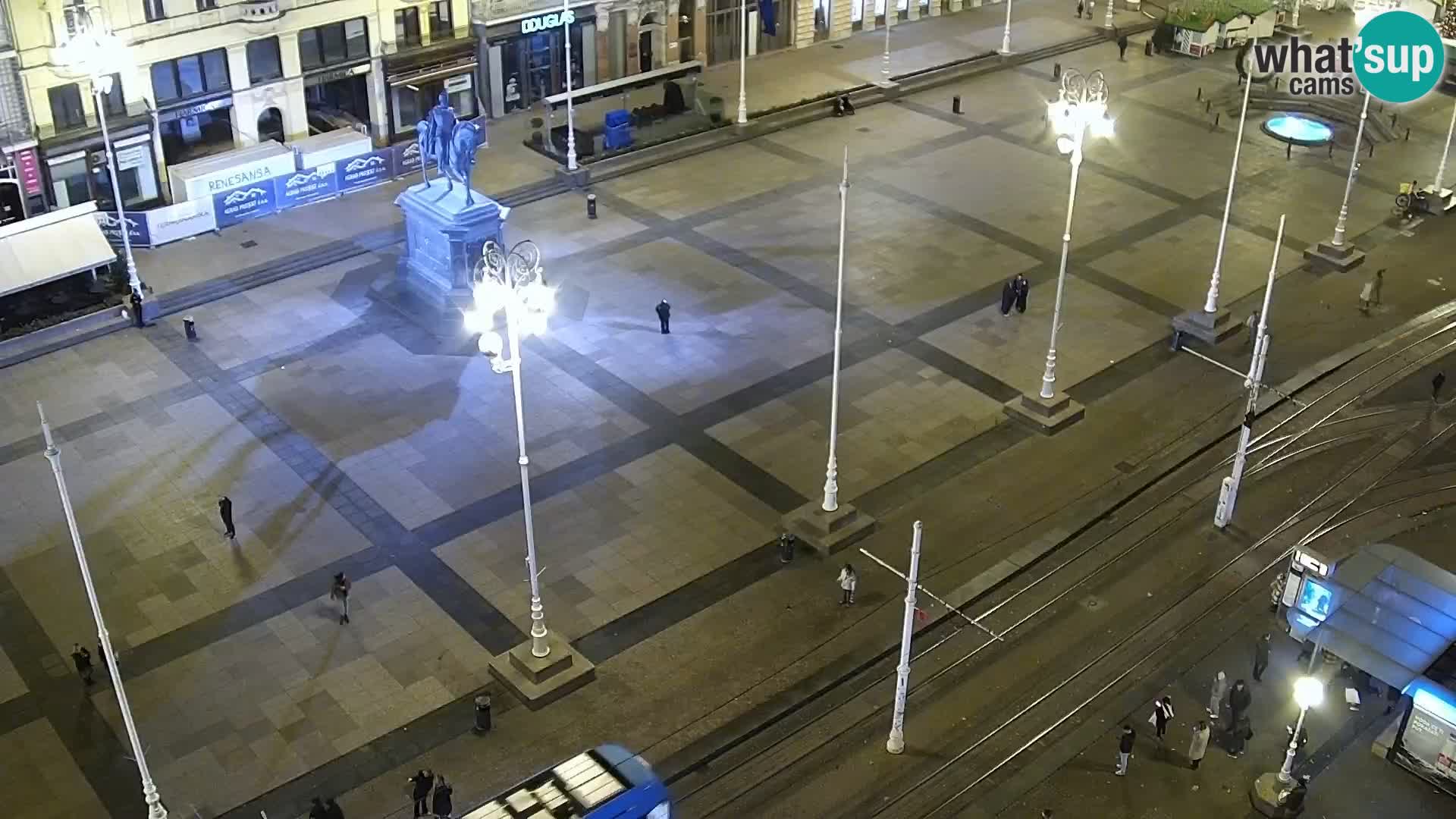 Ban Jelačić Platz  Live webcam Zagreb – Hotel Dubrovnik