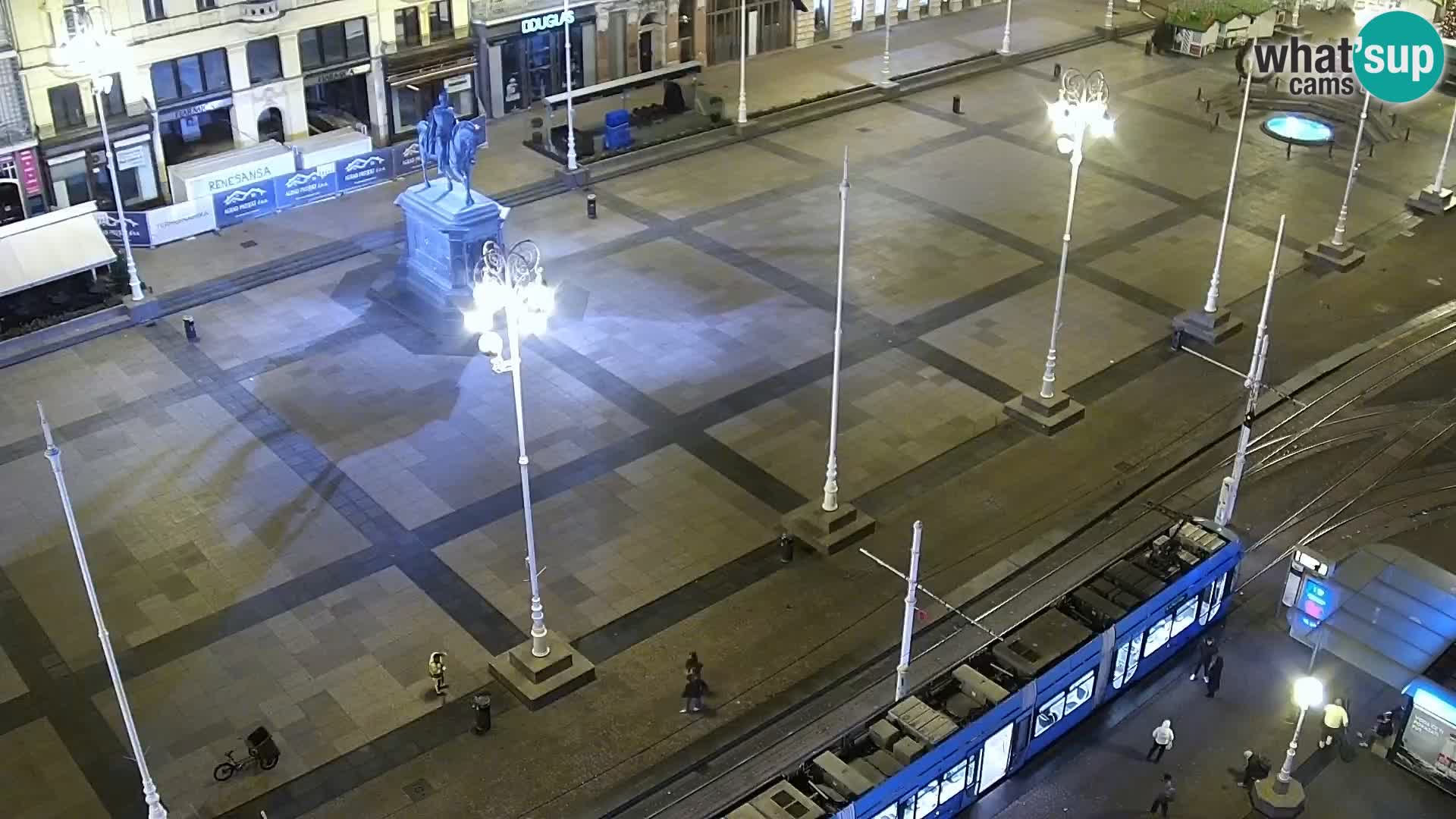 Plaza Ban Jelačić camera en vivo Zagreb – Hotel Dubrovnik