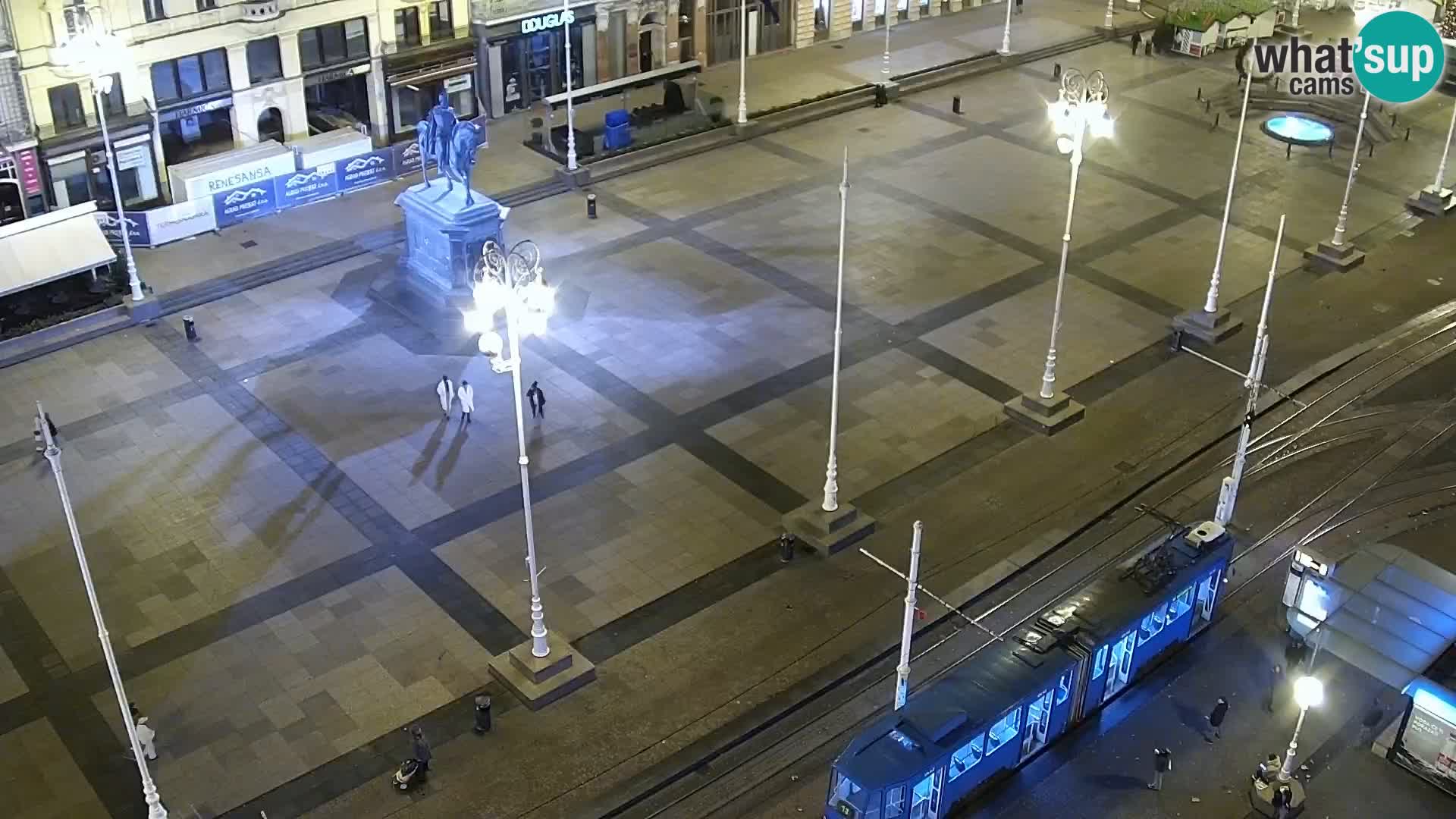 Ban Jelačić Platz  Live webcam Zagreb – Hotel Dubrovnik