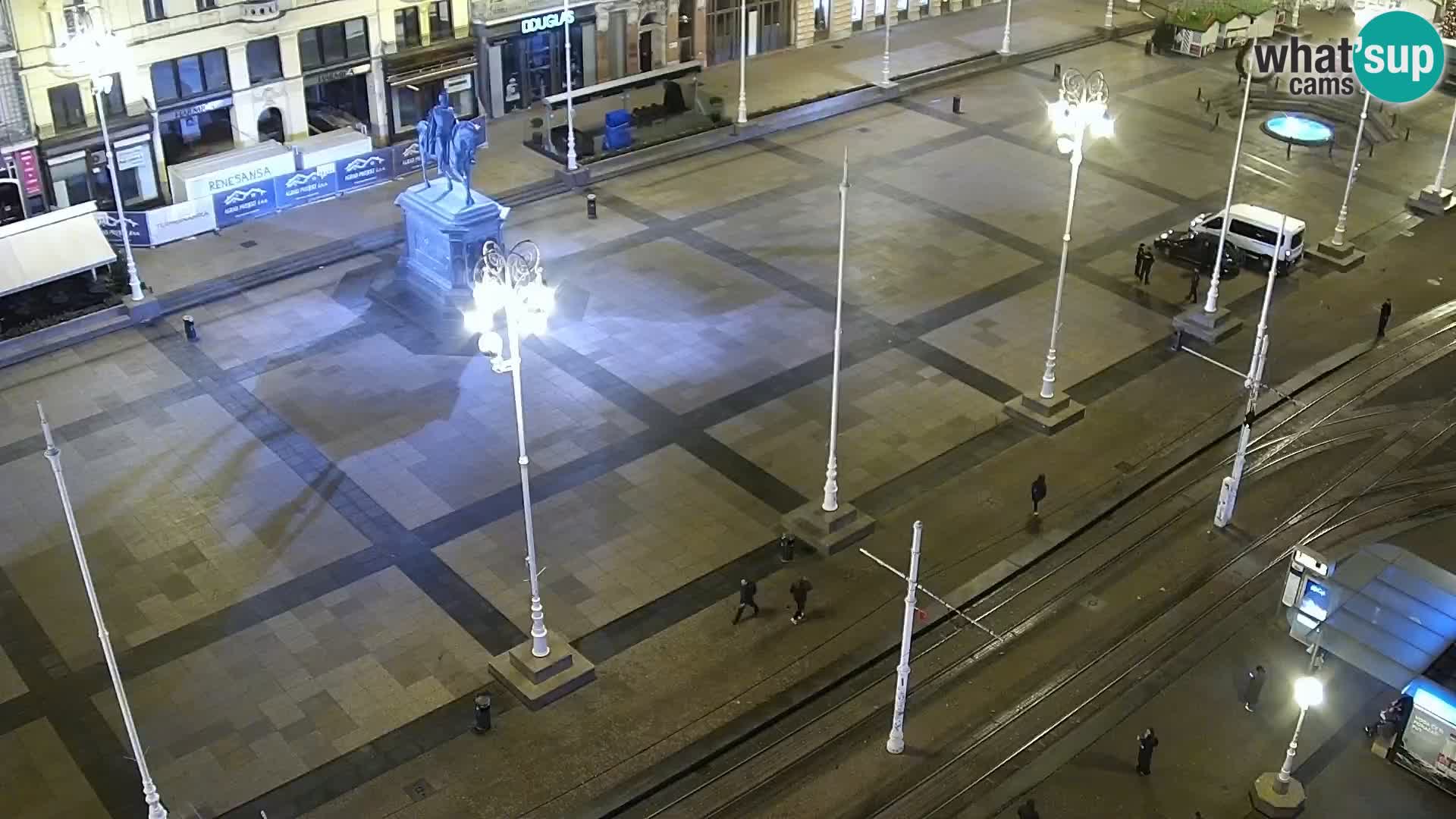 Ban Jelačić Platz  Live webcam Zagreb – Hotel Dubrovnik