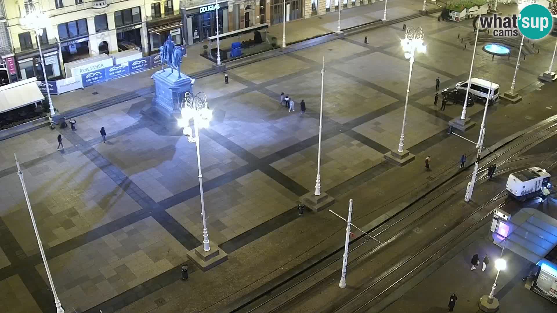 Plaza Ban Jelačić camera en vivo Zagreb – Hotel Dubrovnik