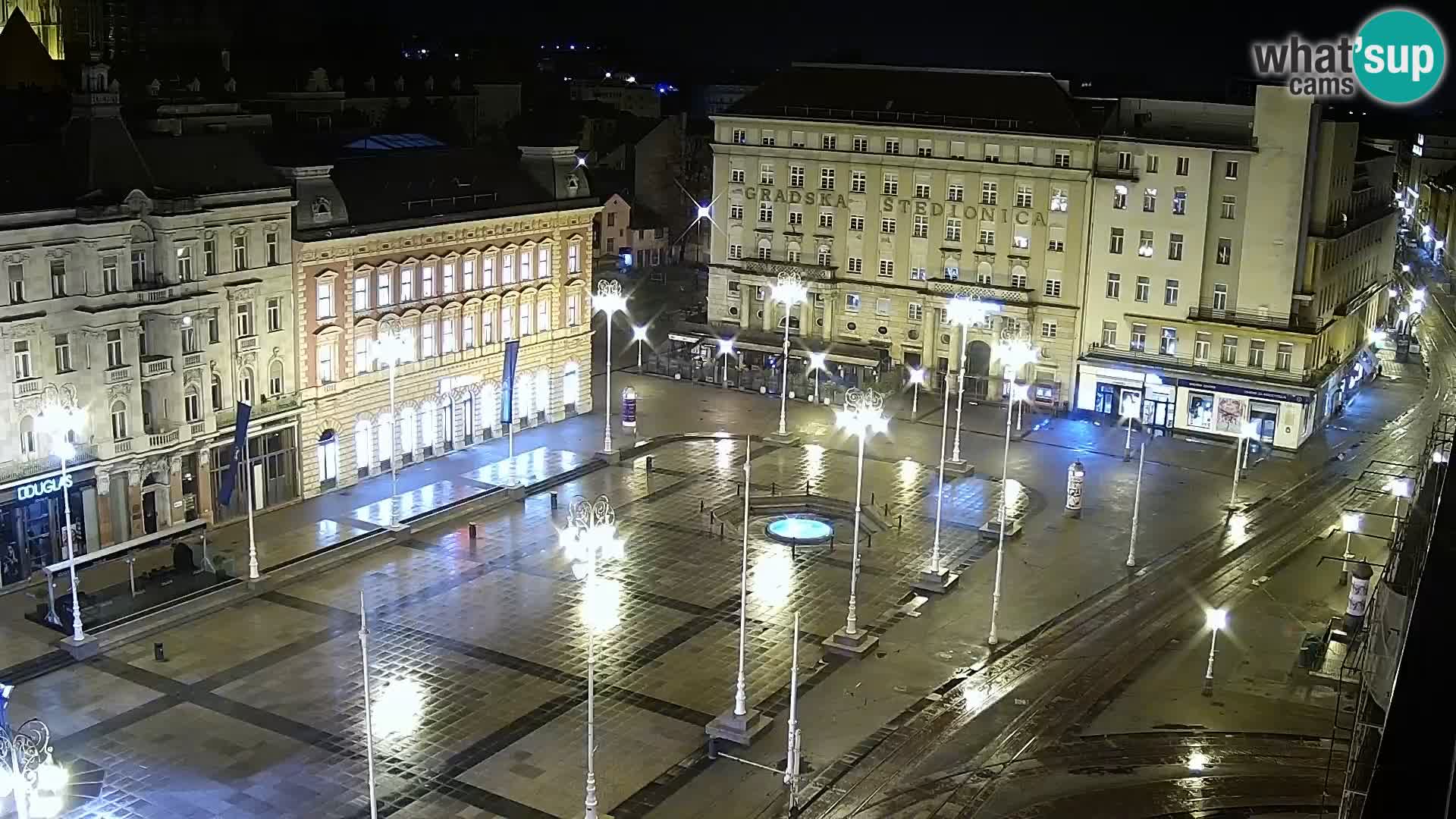 Plaza Ban Jelačić camera en vivo Zagreb – Hotel Dubrovnik