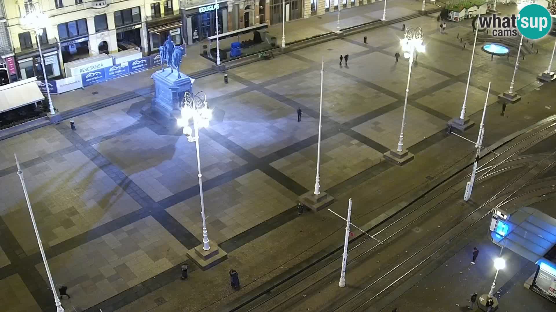 Ban Jelačić Platz  Live webcam Zagreb – Hotel Dubrovnik