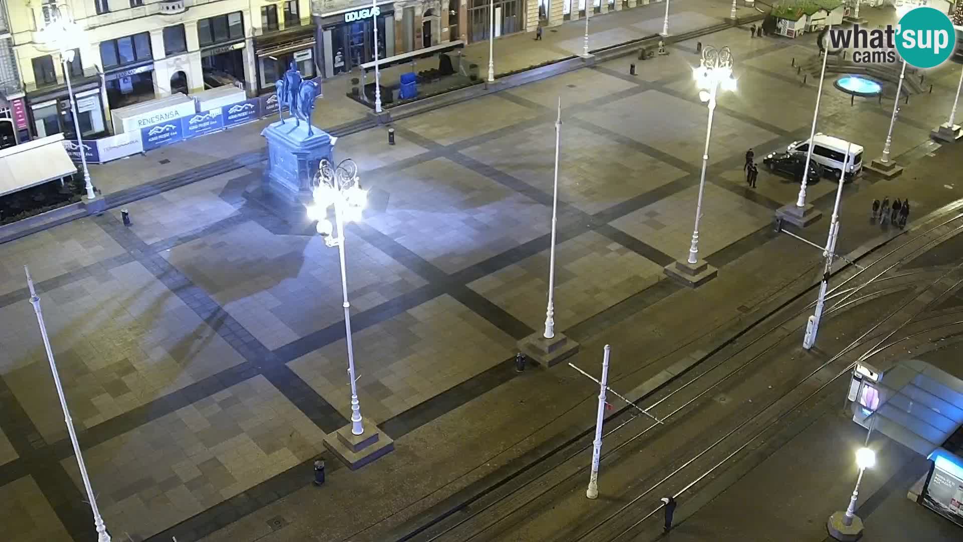 Plaza Ban Jelačić camera en vivo Zagreb – Hotel Dubrovnik