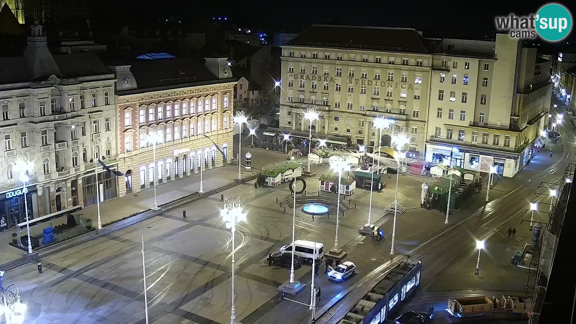 Webcam live Zagreb – Piazza Ban Jelačić