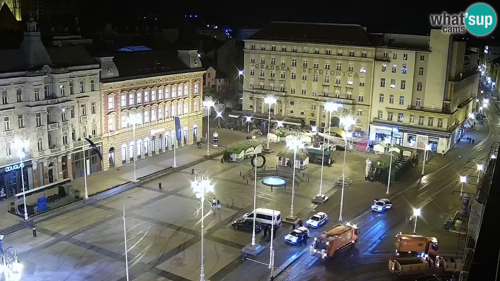 Webcam live Zagreb – Piazza Ban Jelačić