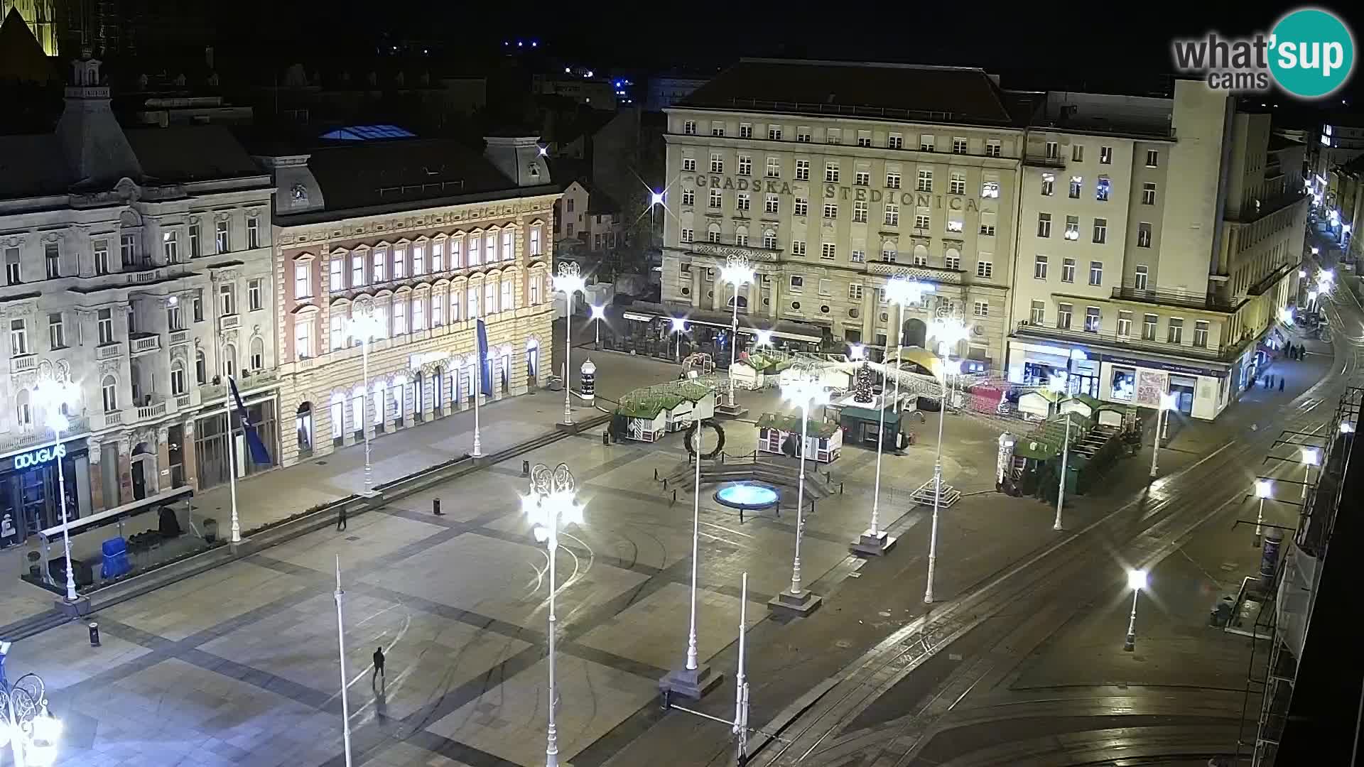 Piazza Ban Jelačić livecam Zagreb – Hotel Dubrovnik