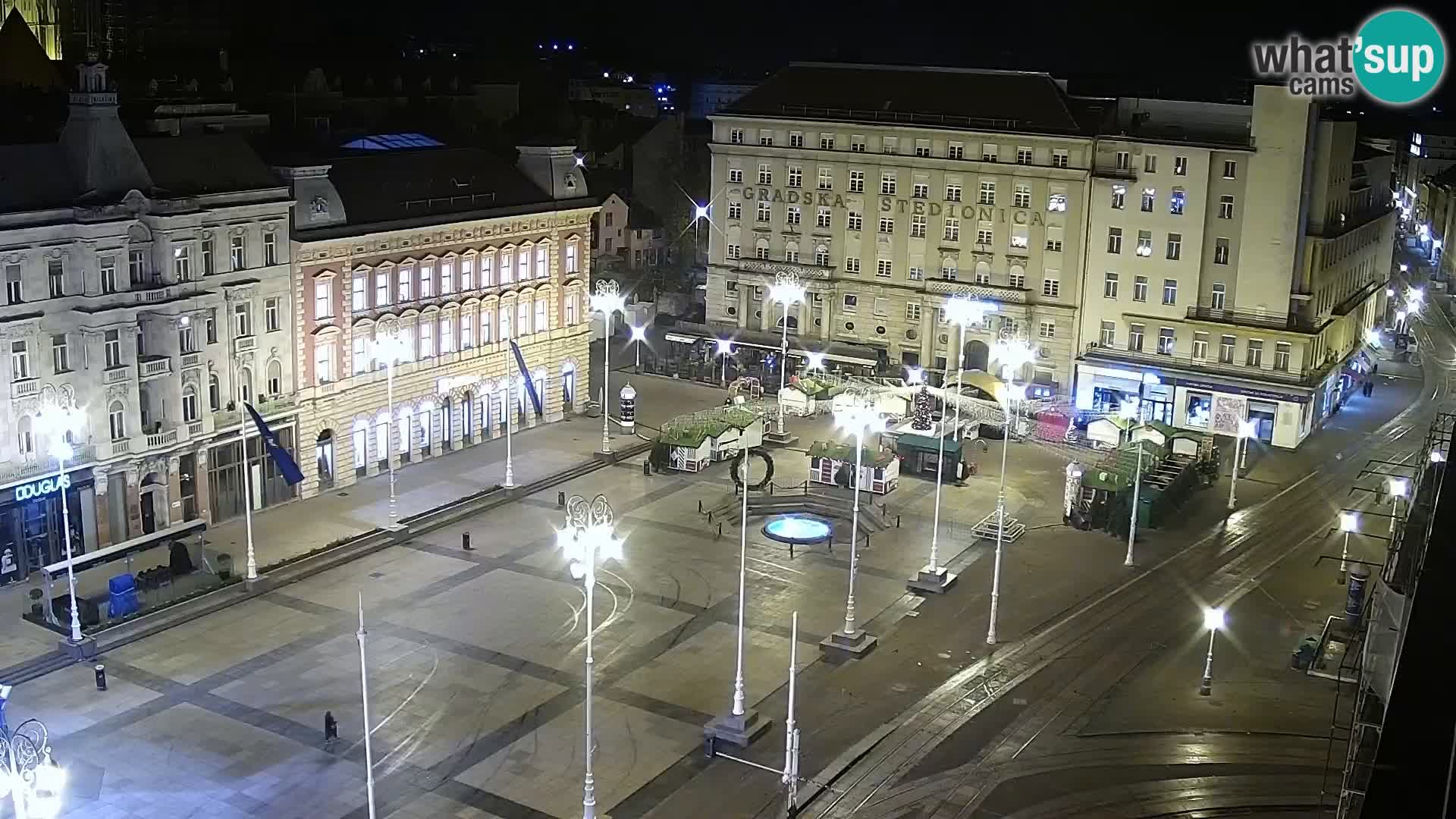 Plaza Ban Jelačić camera en vivo Zagreb – Hotel Dubrovnik