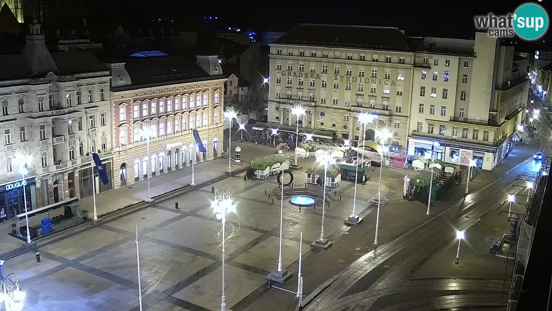 Webcam live Zagreb – Piazza Ban Jelačić