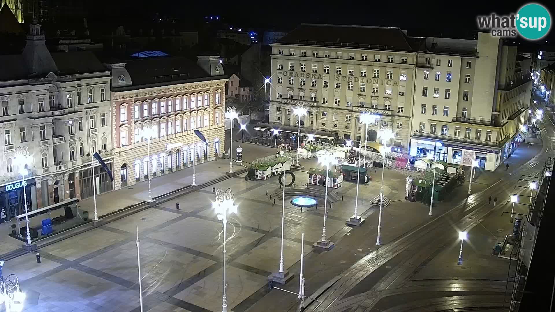 Piazza Ban Jelačić livecam Zagreb – Hotel Dubrovnik