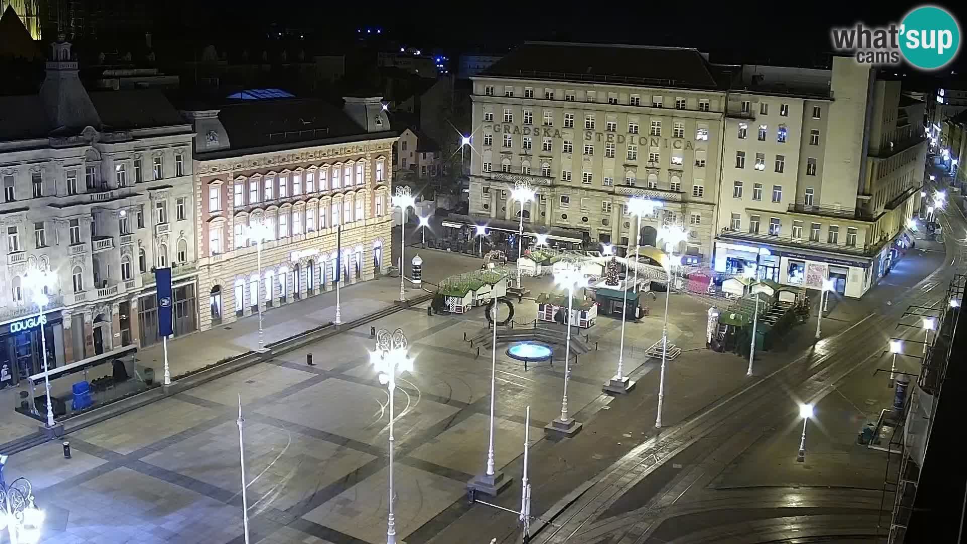 Plaza Ban Jelačić camera en vivo Zagreb – Hotel Dubrovnik