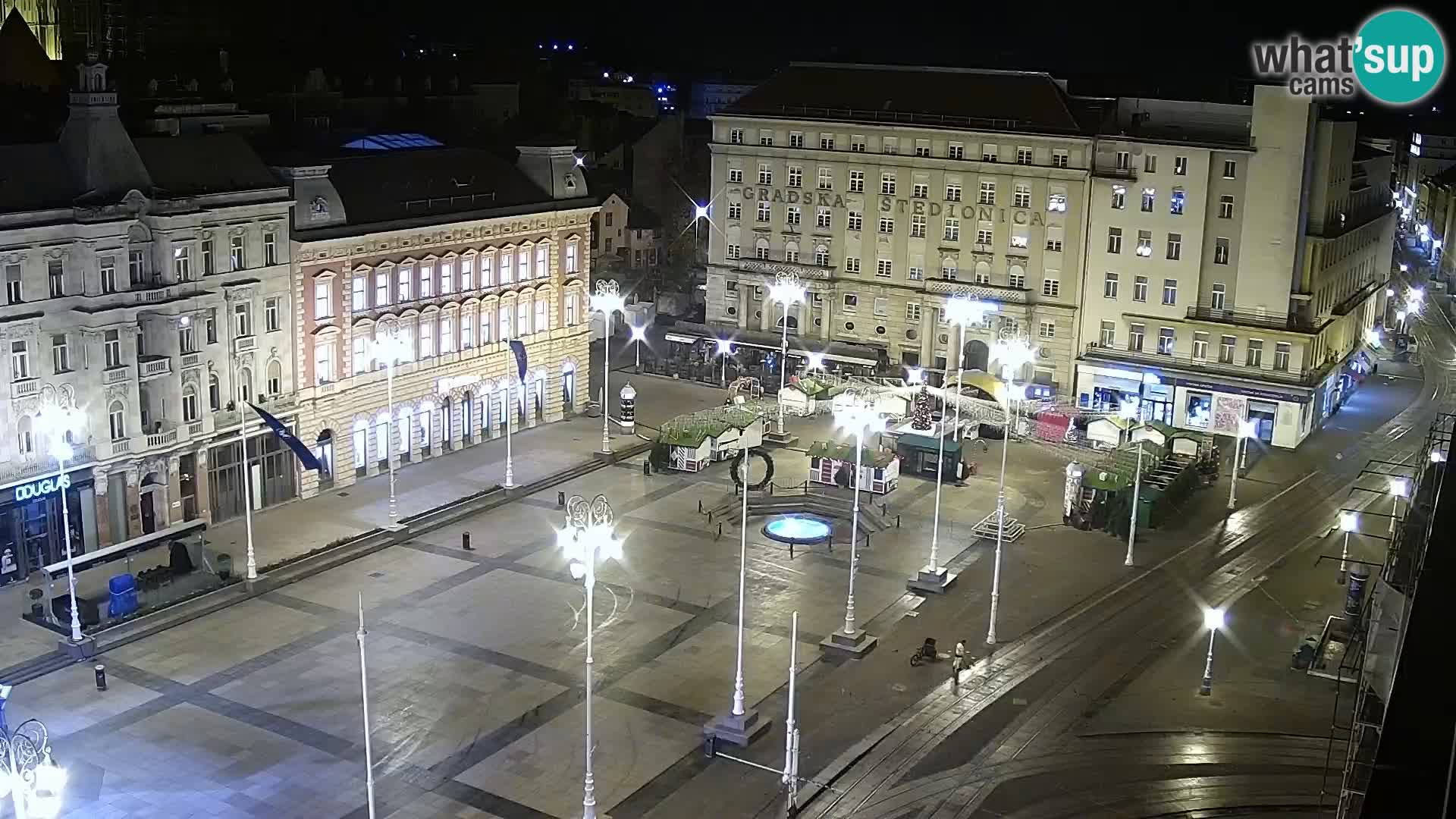 Plaza Ban Jelačić camera en vivo Zagreb – Hotel Dubrovnik