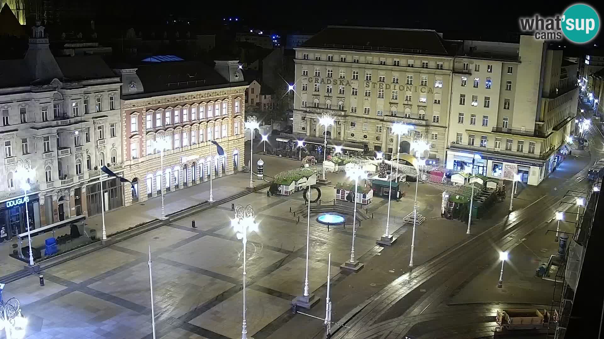 Webcam live Zagreb – Piazza Ban Jelačić