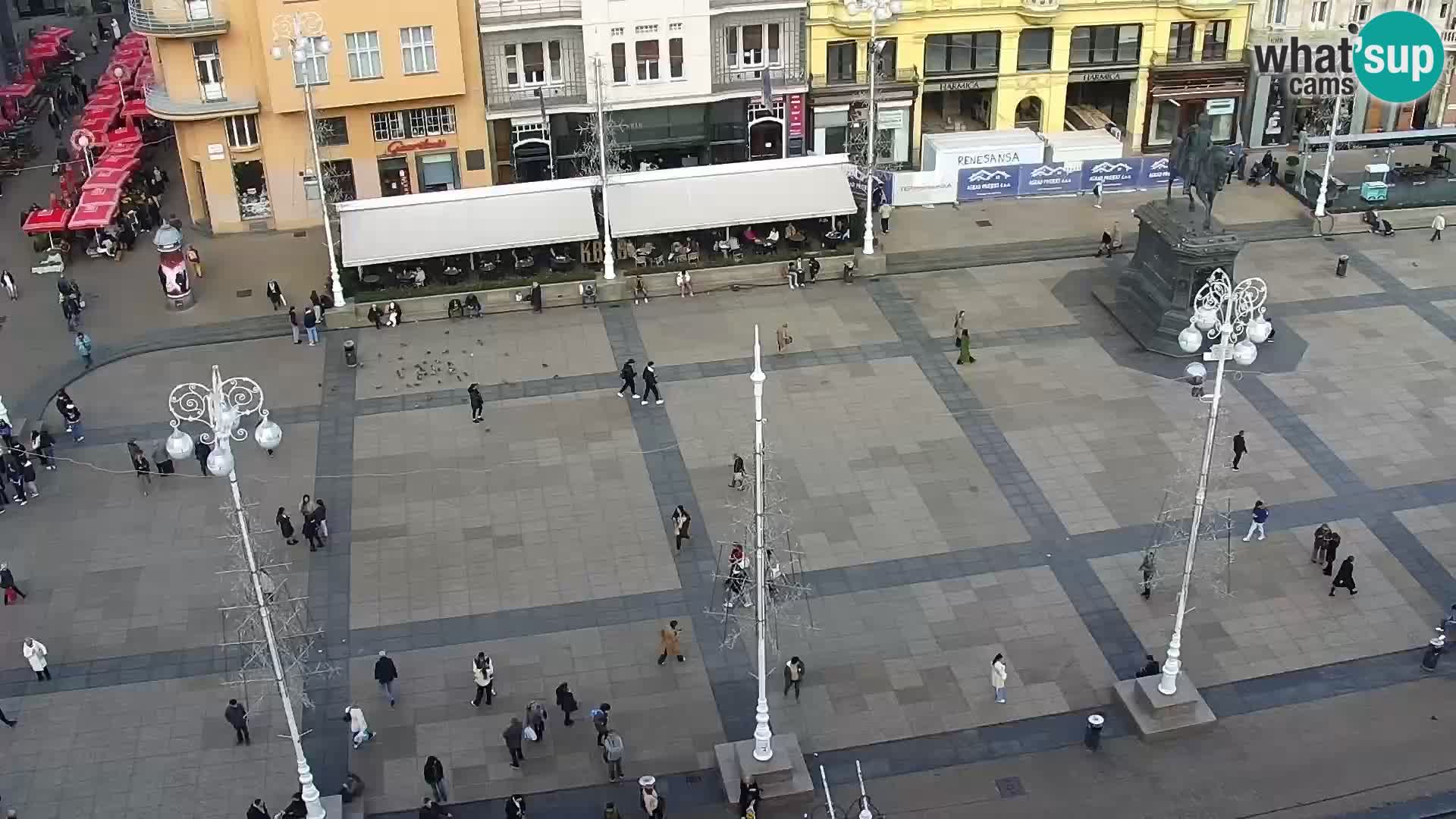 Piazza Ban Jelačić livecam Zagreb – Hotel Dubrovnik