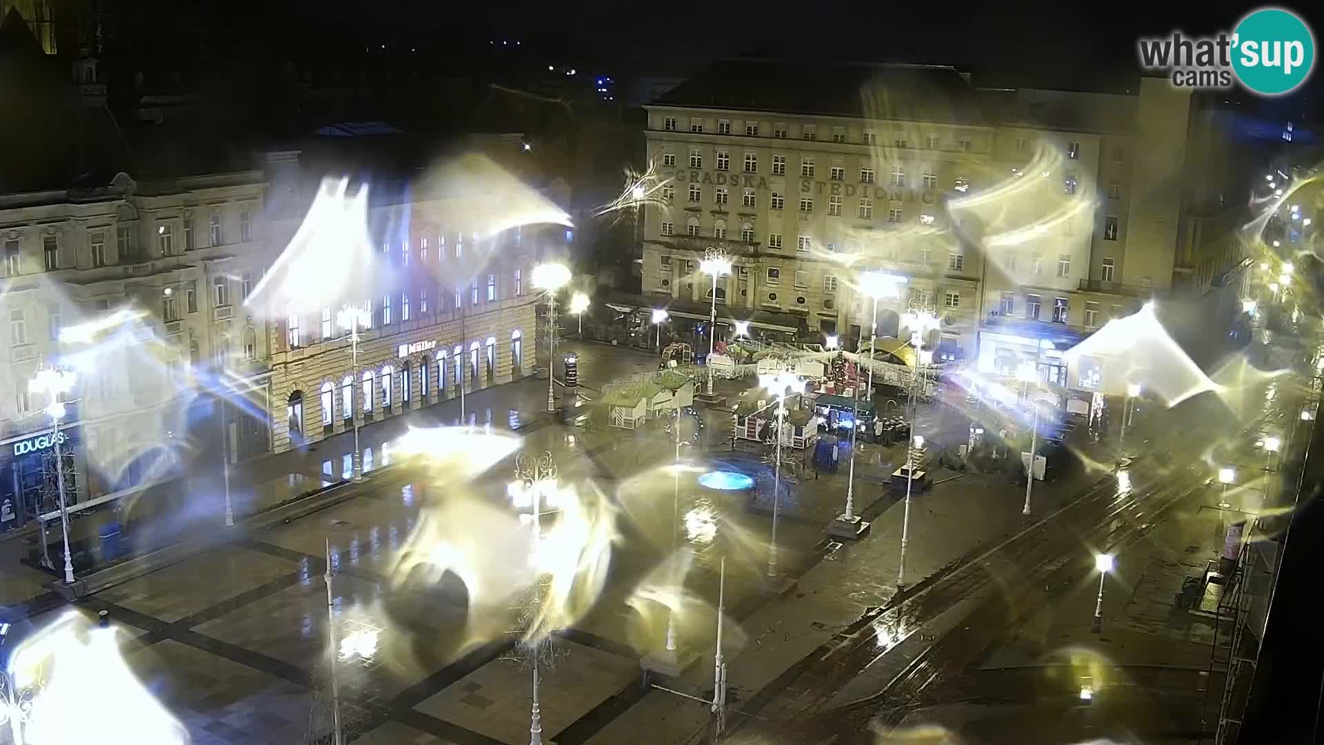 Plaza Ban Jelačić camera en vivo Zagreb – Hotel Dubrovnik