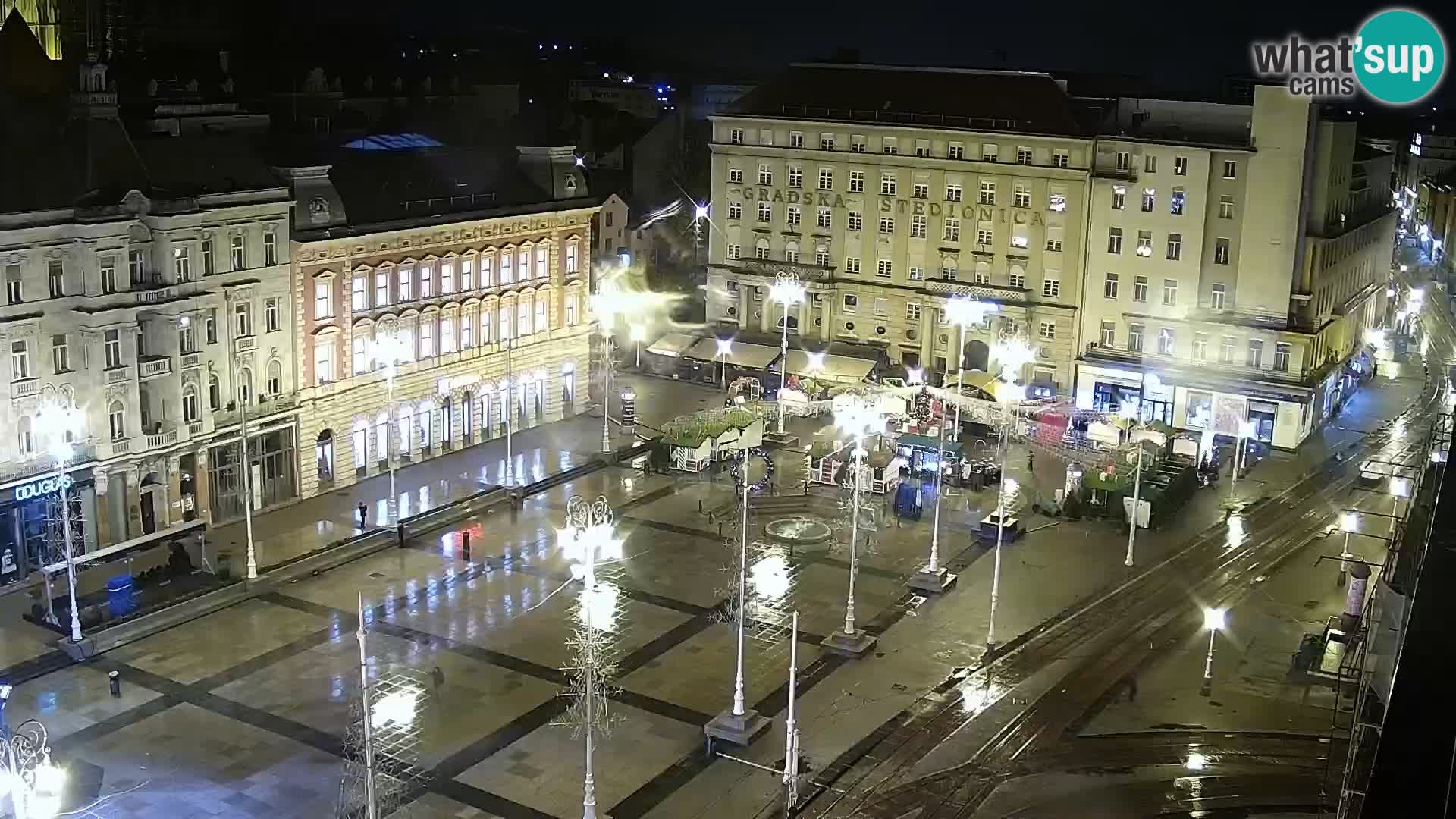 Piazza Ban Jelačić livecam Zagreb – Hotel Dubrovnik